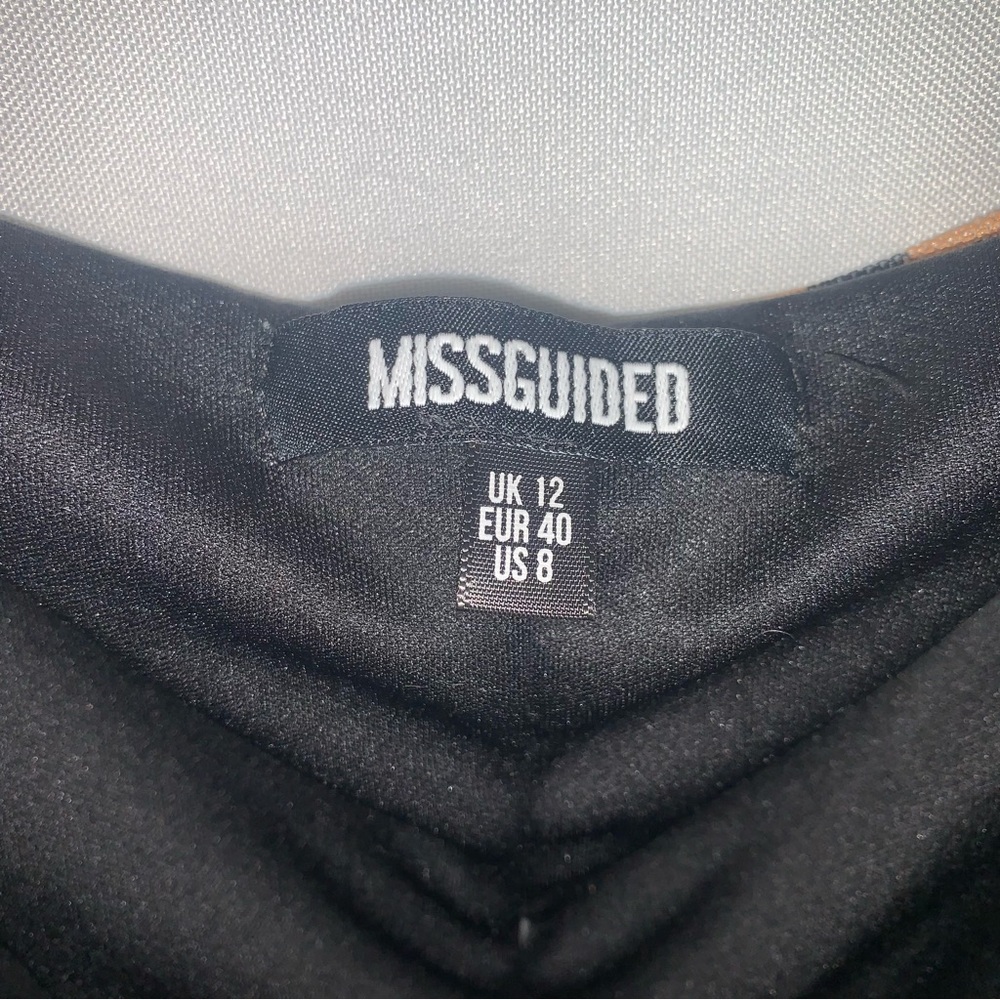 Missguided Ruched Mesh Top Leopard Print - Picture 6 of 8